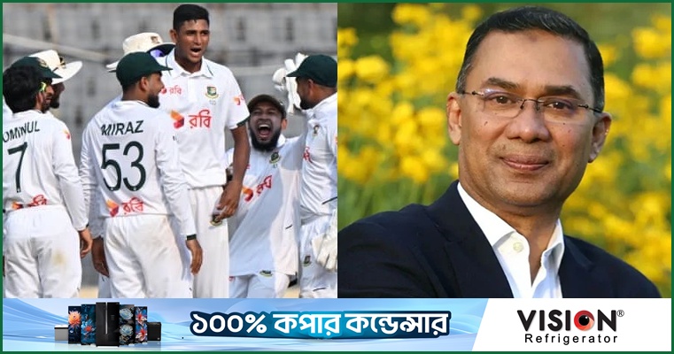 বাংলাদেশের ঐতিহাসিক জয়ে প্রধানমন্ত্রীর অভিনন্দন